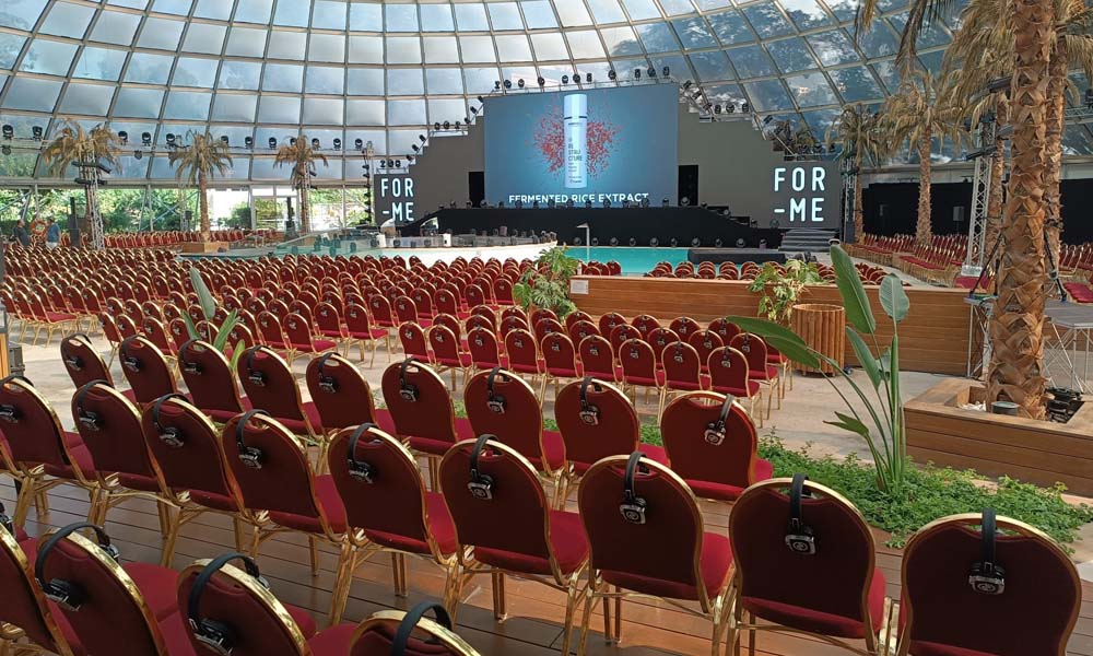Silentmeeting Draadloze koptelefoons van Silentsystem voor congressen en conventies