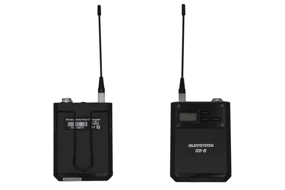 Twee Silentsystem G9-B bodypackzenders