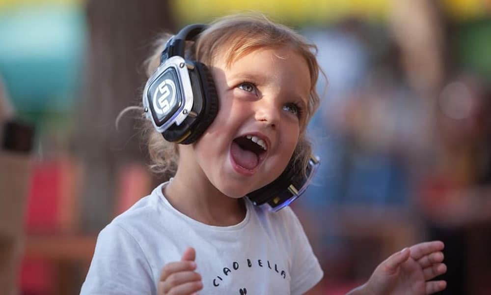 Silent party voor kinderen