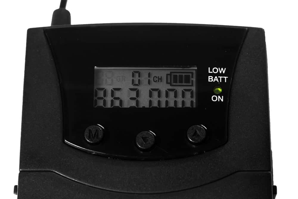 Trasmettitore wireless TX-400 Bediening van de draagbare zender TX-400 Mobi