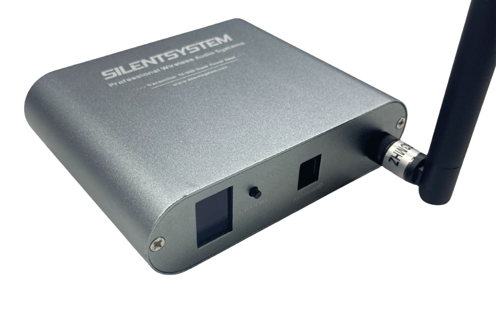 Trasmettitore wireless tx-500 Draadloze zender TX-500, frontpaneel met display