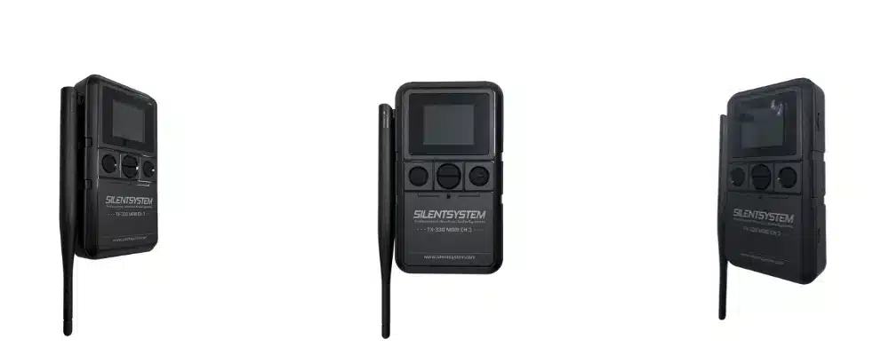 trasmettitore-tx-330-mobi-marchi-brevetti Geregistreerd ontwerp van de Silentsystem TX-330 Mobi draadloze RF-zender